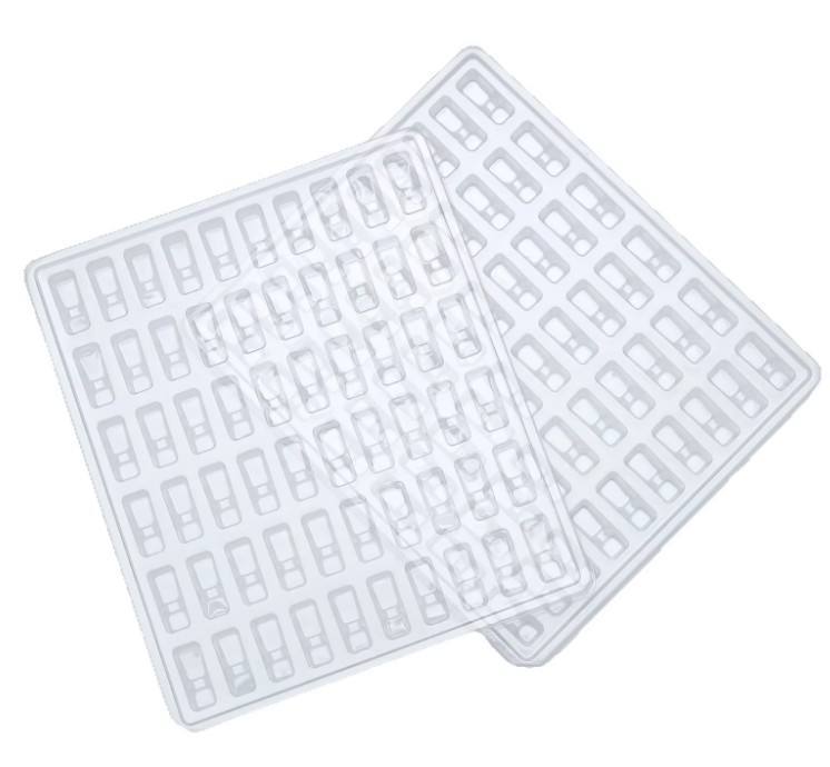 Electronic Components Use Blister Inner Trays  PP  Anti Static Customizable Packaging Trays