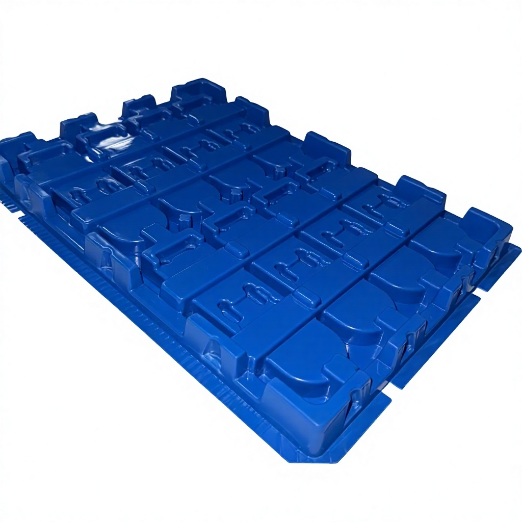 Custom Mold ABS Blister Tray for Electronic Components Packaging Thermoforming Anti Static Insert Tray Wholesale Supplier