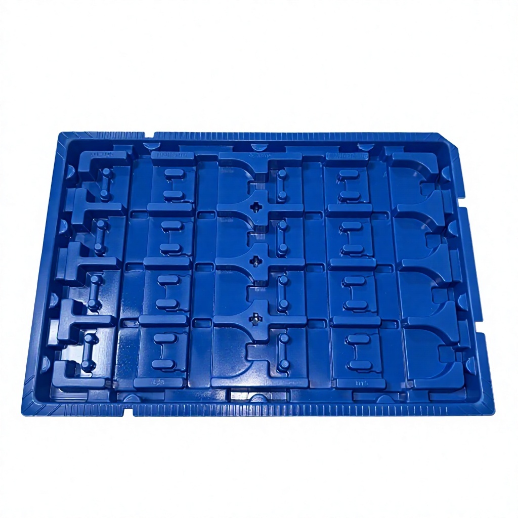 Custom Mold ABS Blister Tray for Electronic Components Packaging Thermoforming Anti Static Insert Tray Wholesale Supplier