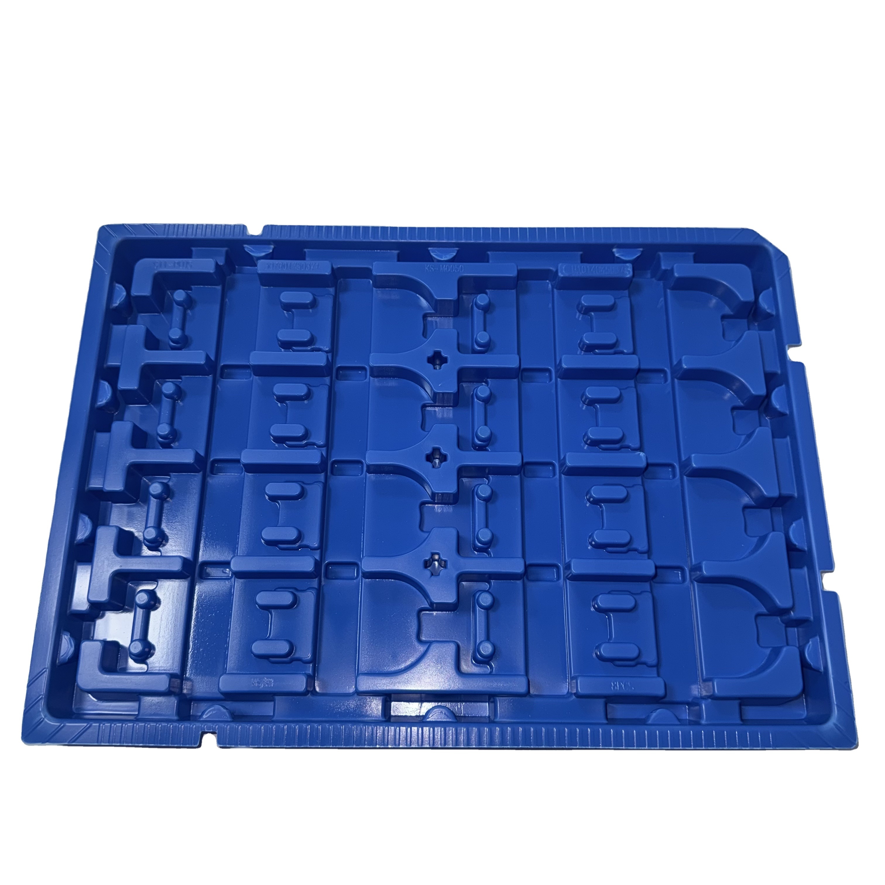 1.5mm Thickness Anti-static ABS Storage Tray Blue ESD Safe for Electronics PCB Assembly Custom Made Environmental Protection
