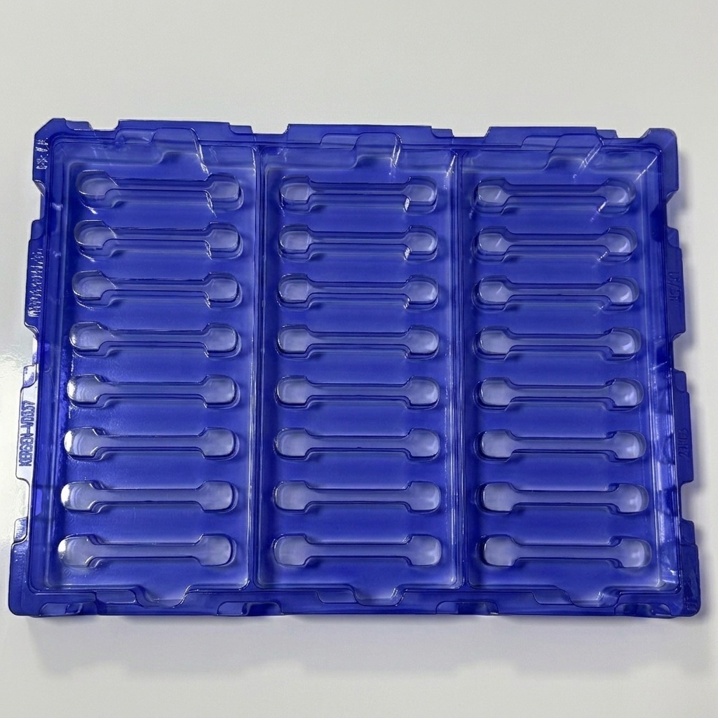 Opaque Yellow Anti Scratch PET Blister Insert Tray Factory Custom for Chip Mainboard Semiconductor Consumer Electronics