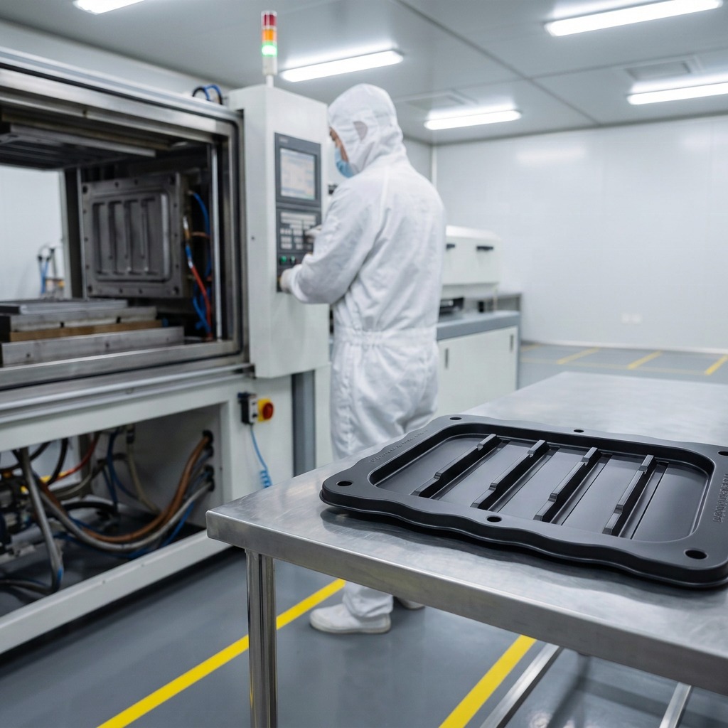 OEM Custom Blister Tray PET ABS  Anti Static for Capacitor Resistor Transistor Electronic Component Storage Factory Supply