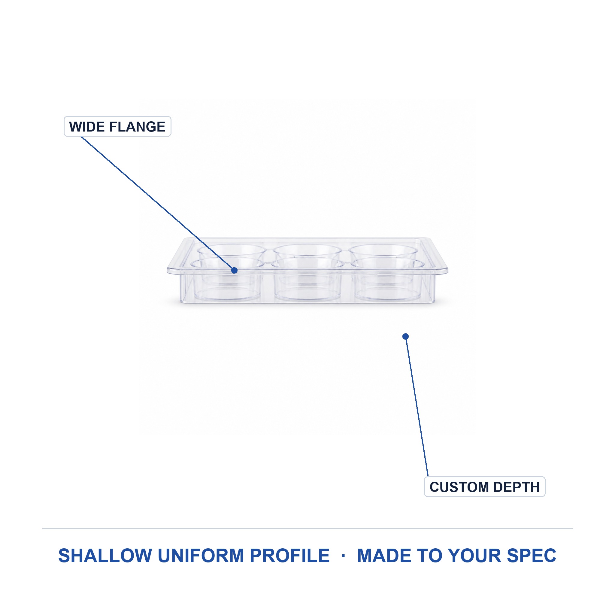 Custom Blister Packaging Plastic Box With PET Liner for Hardware Transparent Tray Manufacturer Wholesale
