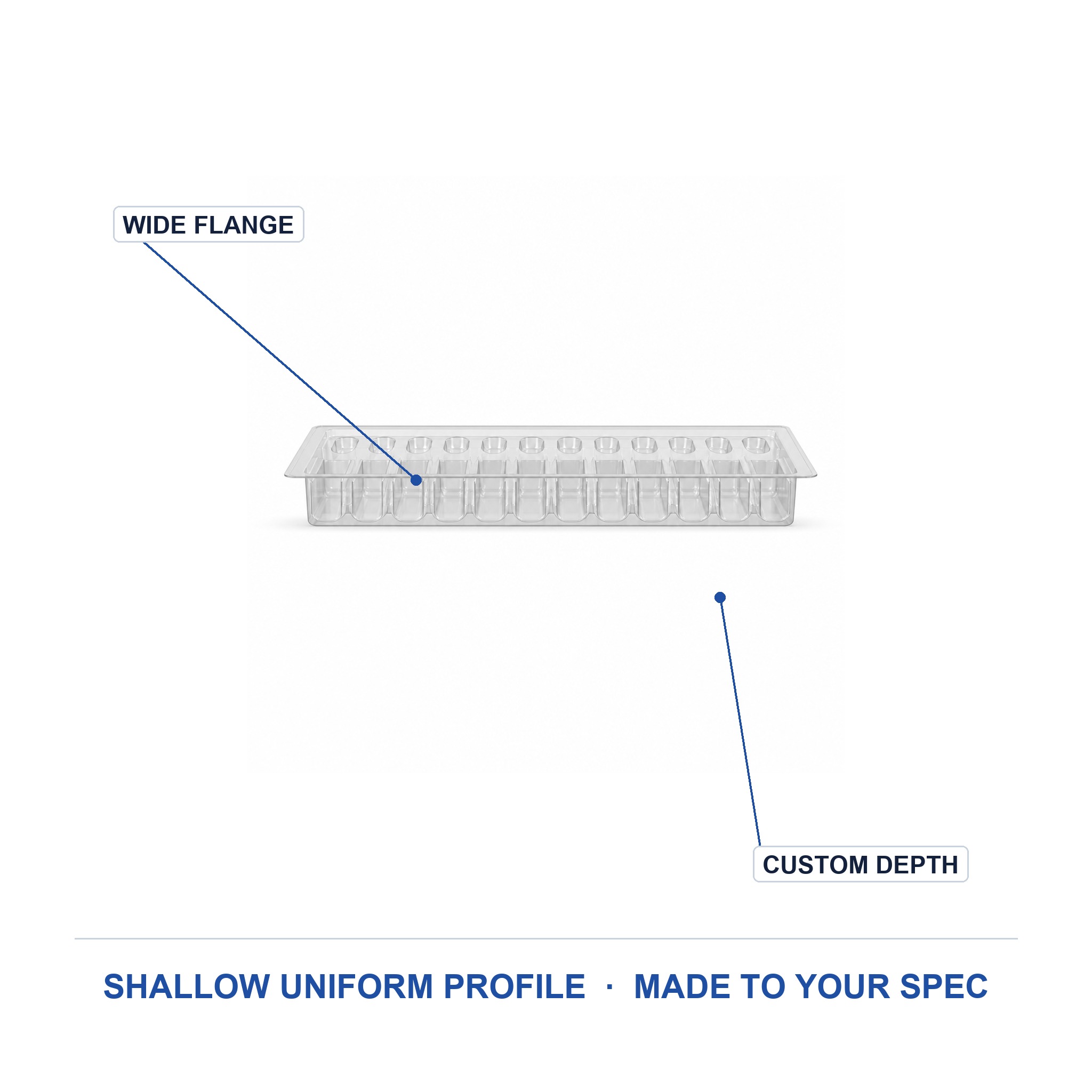 Custom Blister Packaging Plastic Box With PET Liner for Hardware Transparent Tray Custom Packaging Boxes Plastic
