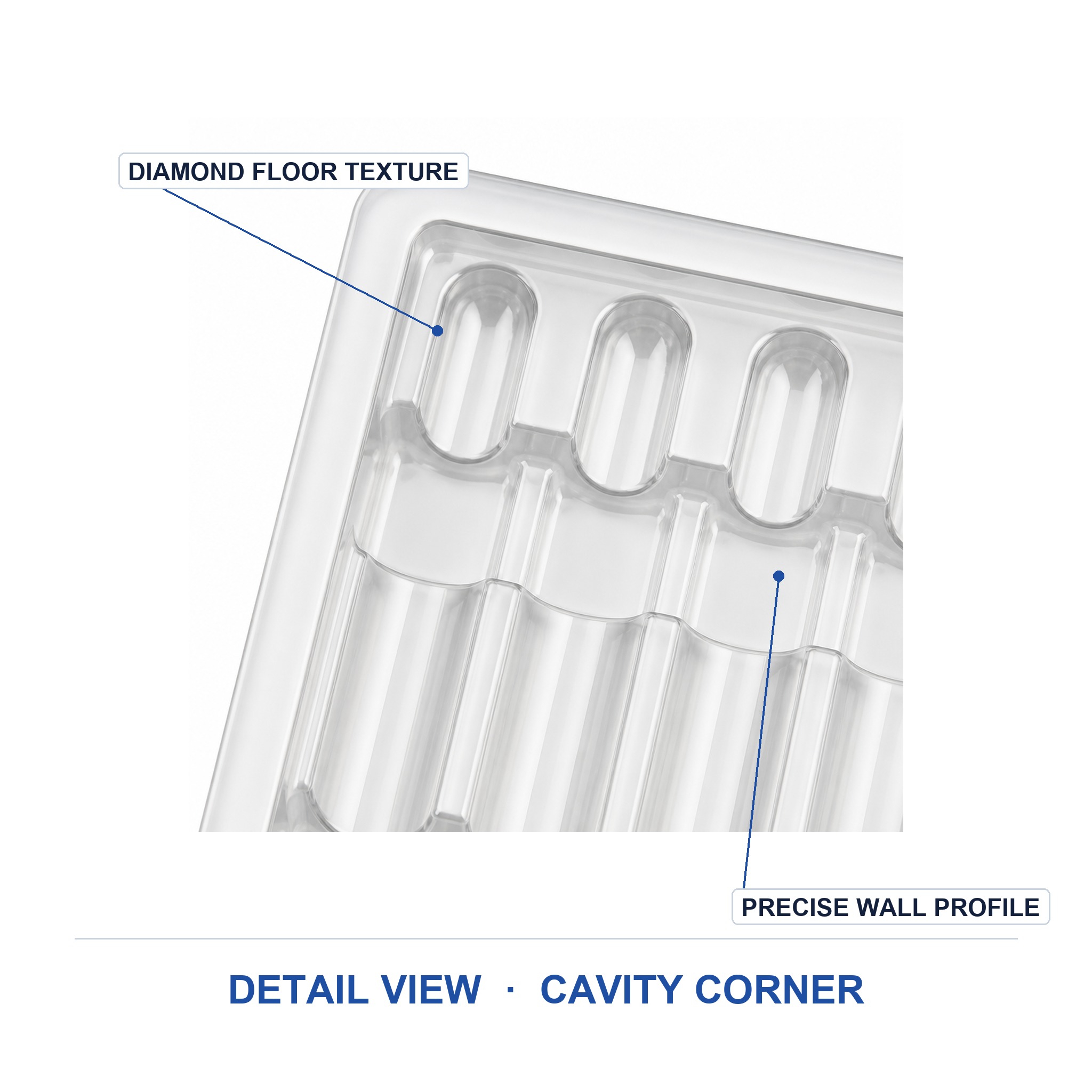 Custom Blister Packaging Plastic Box With PET Liner for Hardware Transparent Tray Custom Packaging Boxes Plastic