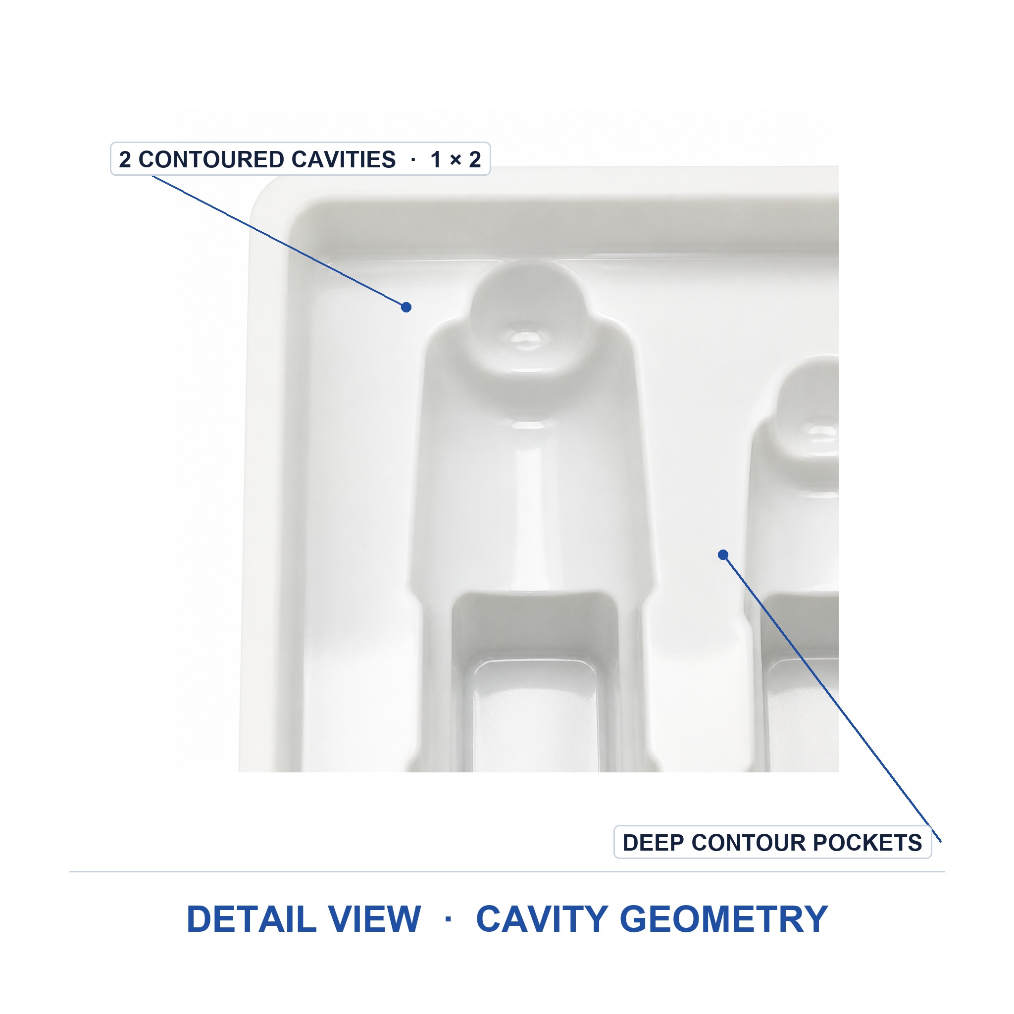 Transparent Plastic Gift Box for Hardware Tool Kit Blister Insert Tray Custom Thermoformed Packaging Manufacturer