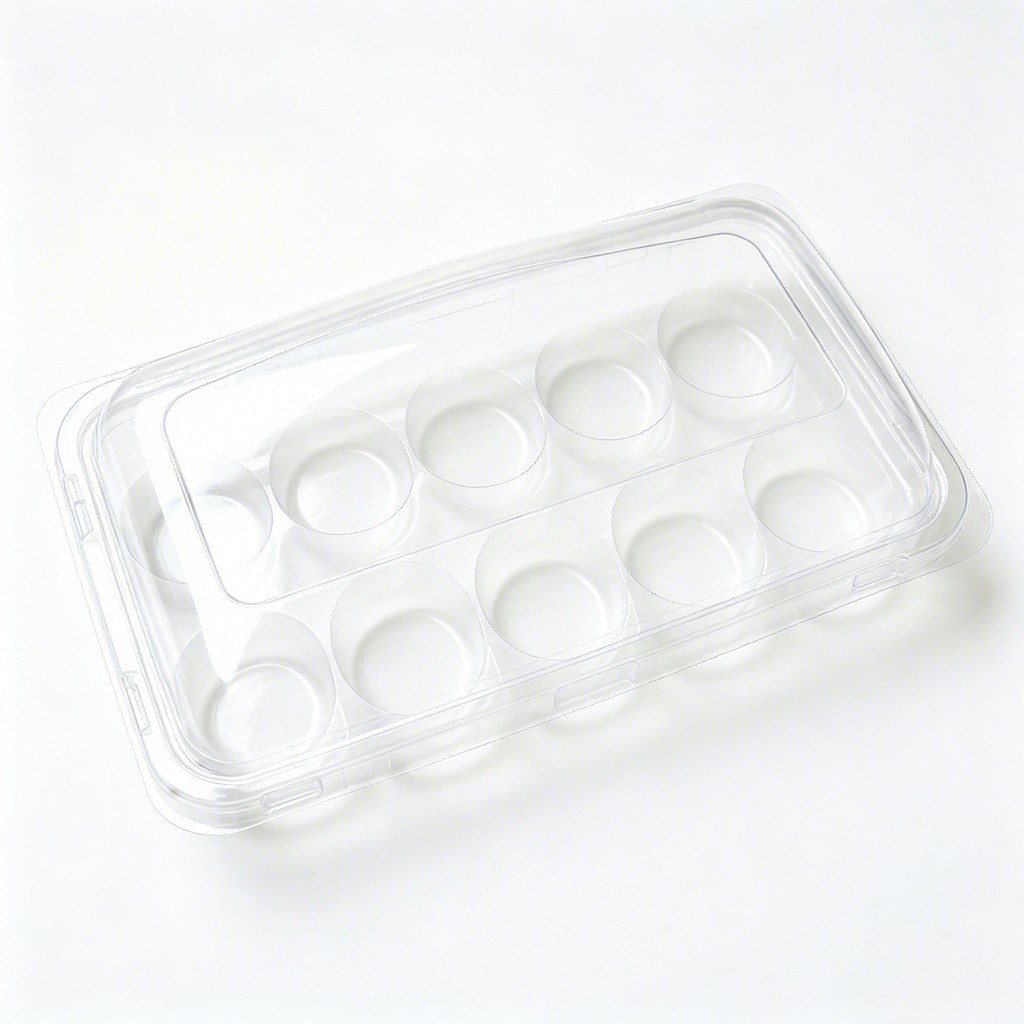 Factory Custom Food Grade Clear Blister Box With Lid Multi Compartment for Fresh Snack Food Storage Packing