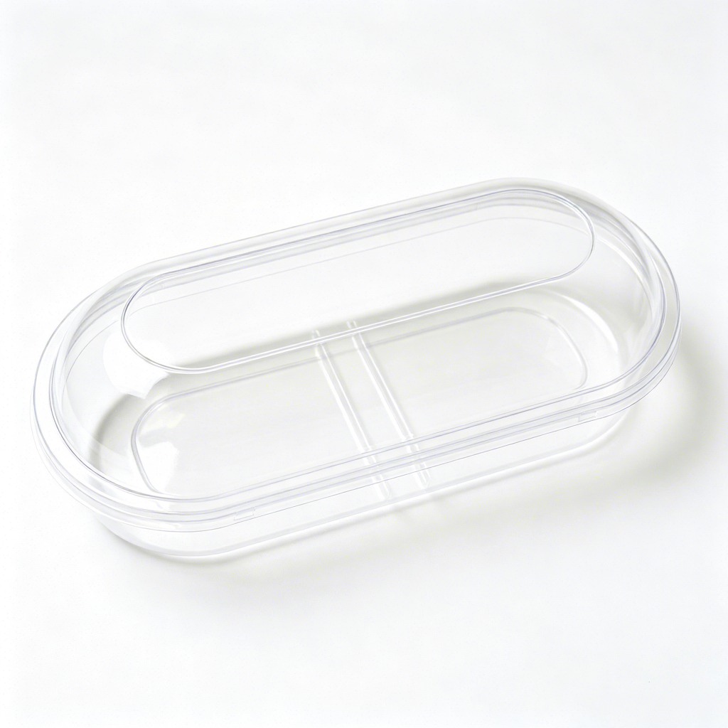Customizable Clear Food Blister Box Multi Compartment With Lid for Snack Nut Pastry Outer Packaging Container