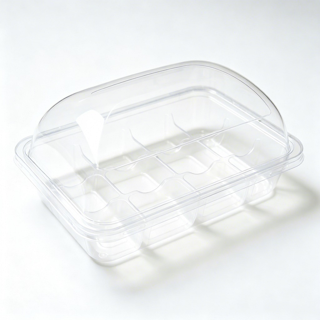 Custom Clear Food Grade Blister Box Multi Divider Structure for Candy Preserve Bakery Food Packing Plastic Case