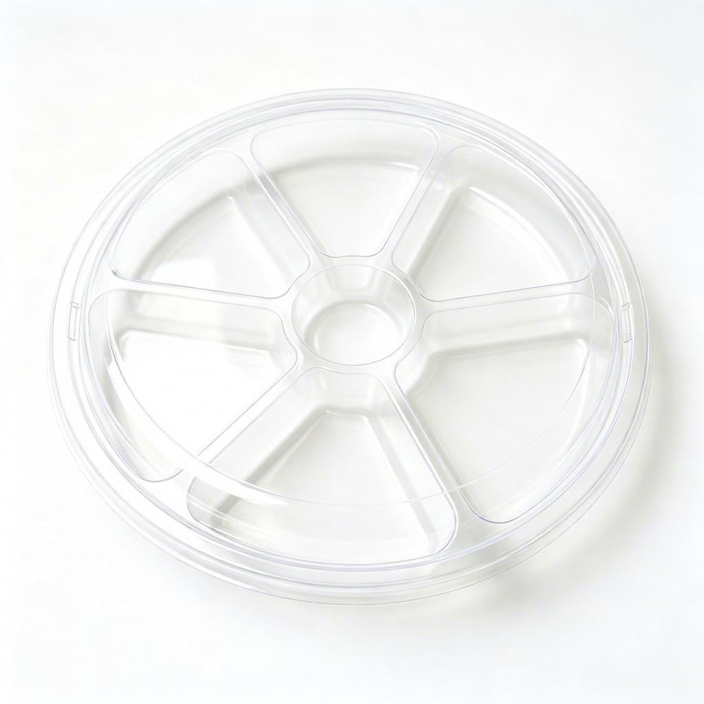 Custom Clear Food Grade Blister Box Multi Divider Structure for Candy Preserve Bakery Food Packing Plastic Case