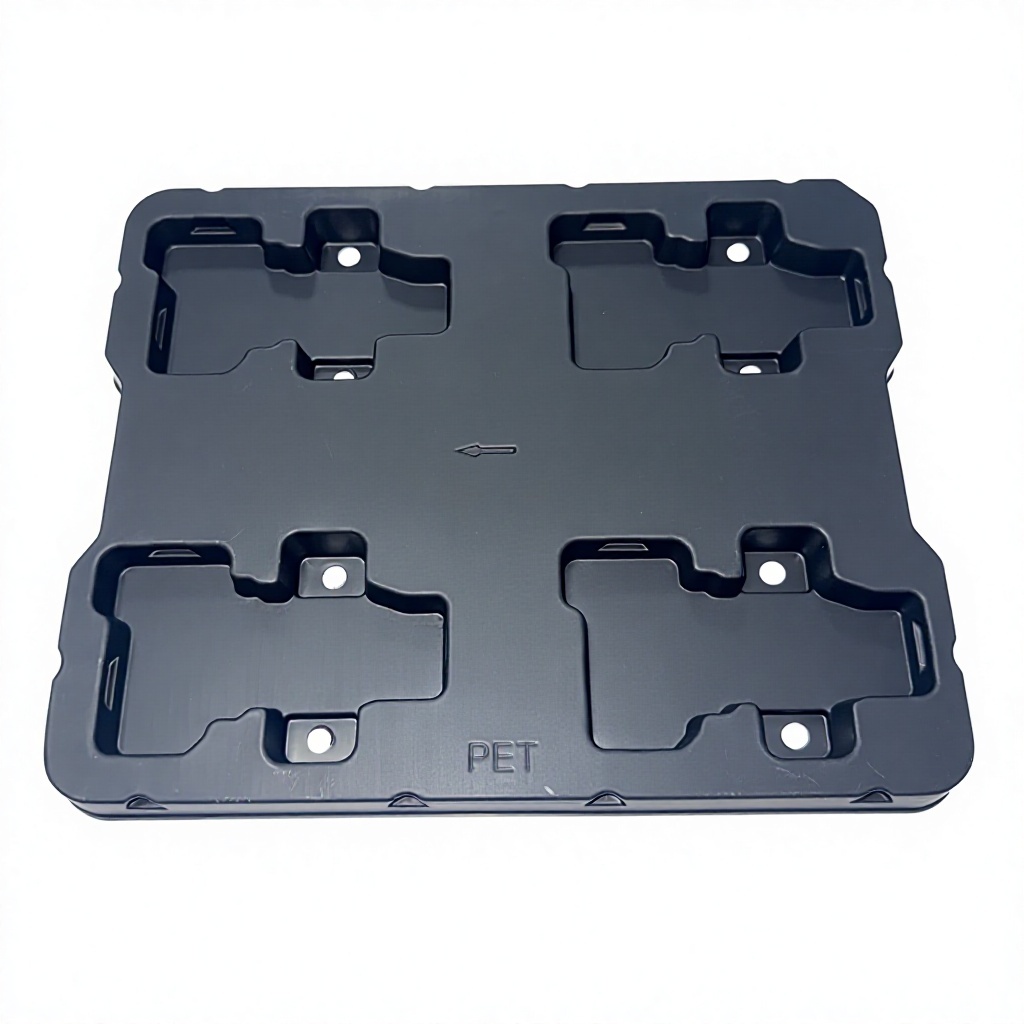 Source Factory Custom Vacuum Forming Blister Tray PET ABS PP PS for Consumer Electronics Precision Parts Insert Packaging