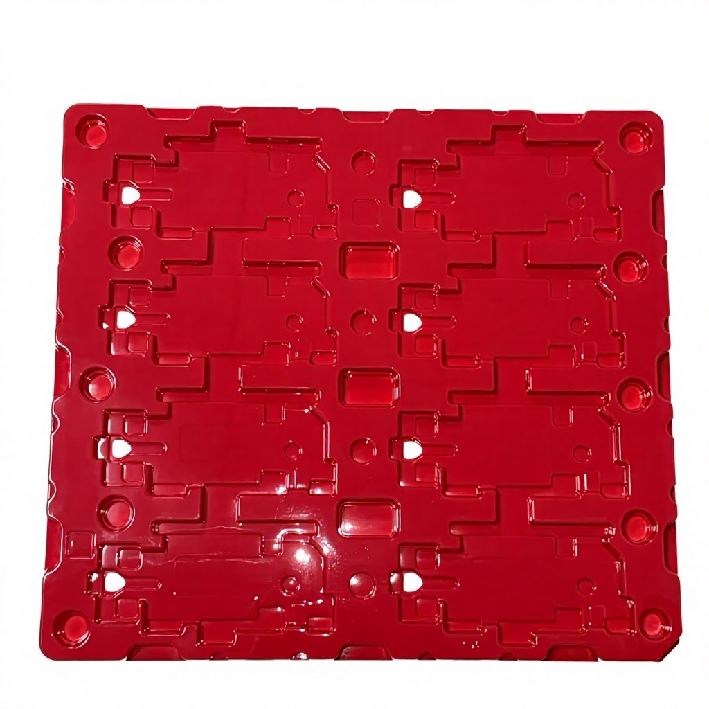 Custom Plastic Insert Blister Tray PET ABS PP PS Vacuum Formed for Precision Electronic Components Storage Packaging